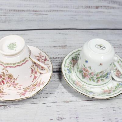 Vintage China Teacup Floral Patterns Lot