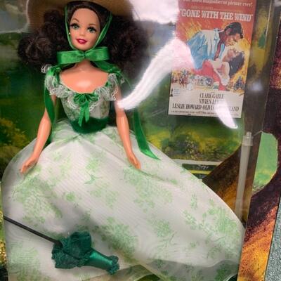 4x dolls Gone with the wind barbie