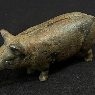 Cast Iron Pig, Piggy Bank