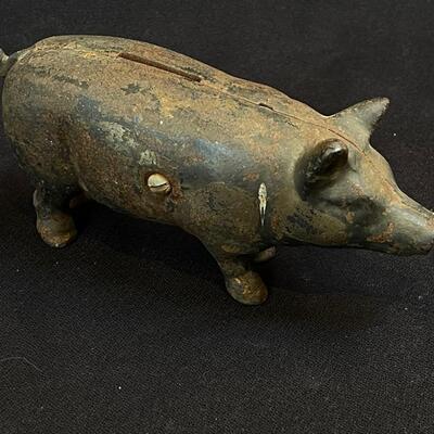 Cast Iron Pig, Piggy Bank