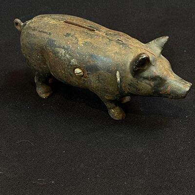Cast Iron Pig, Piggy Bank