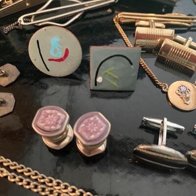 Men's Vintage Jewelry & Trinkets Lot