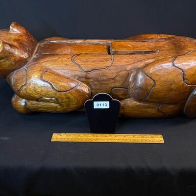 Wooden Leopard Slit Gong Drum