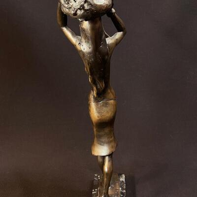 Figural Bronze Sculpture by Eduardo Gomez