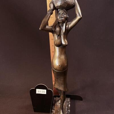 Figural Bronze Sculpture by Eduardo Gomez