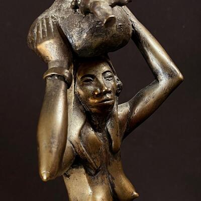 Figural Bronze Sculpture by Eduardo Gomez