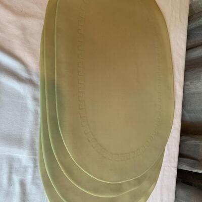 Vintage lot of vinyl placemats from the '60 & 70's