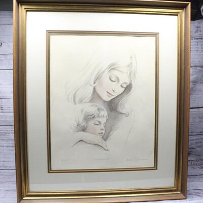 Framed and Signed Irene Spencer Art Print