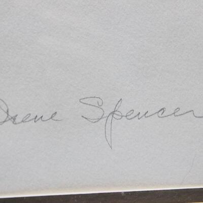 Framed and Signed Irene Spencer Art Print