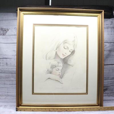 Framed and Signed Irene Spencer Art Print
