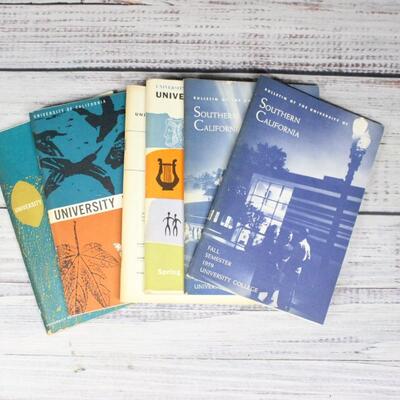 Vintage College Course and Information Hand Books