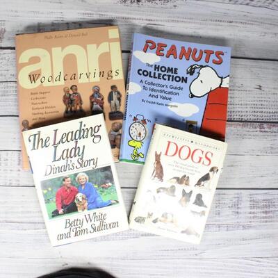 Mixed Lot of Books Anri Peanuts Dogs Betty White