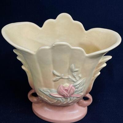 Hull Pottery Sweet Handled Vase