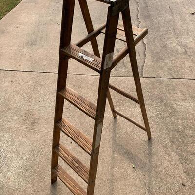 Vintage Wooden Ladder- 6'