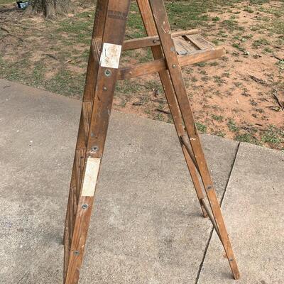 Vintage Wooden Ladder- 6'