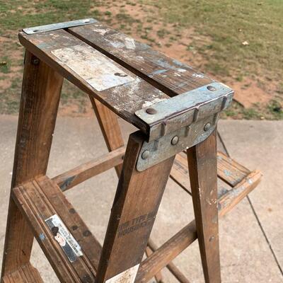 Vintage Wooden Ladder- 6'