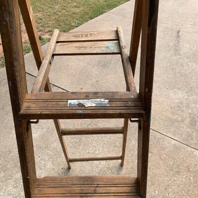 Vintage Wooden Ladder- 6'