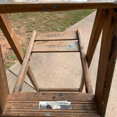 Vintage Wooden Ladder- 6'