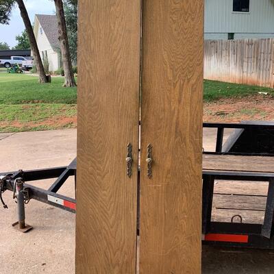 (2) Wood Doors