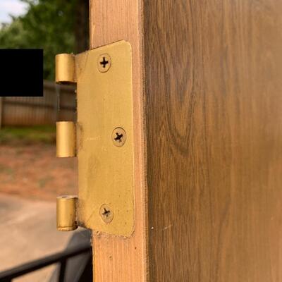 (2) Wood Doors
