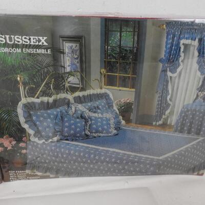 Luxurious Pillow Shams. Sussex by Mervyn's. Vintage. Sealed. New Old Stock