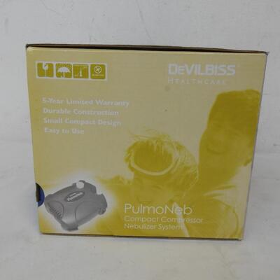 PulmoNeb Compact Compressor Nebulizer System by Devilbiss Healthcare - New