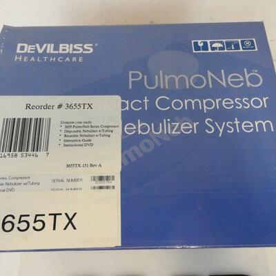 PulmoNeb Compact Compressor Nebulizer System by Devilbiss Healthcare - New