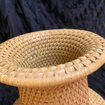 Fabulous 20th Century Hand-Woven Native American Basket - Excellent Condition!