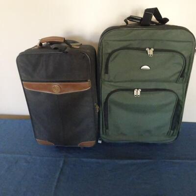 LOT 816. TWO SUITCASES