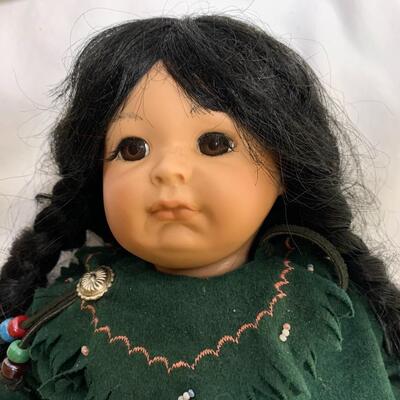 Native America Signed & Numbered Hand-Made Doll by T. Lieder (003/200)