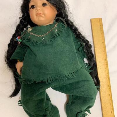 Native America Signed & Numbered Hand-Made Doll by T. Lieder (003/200)