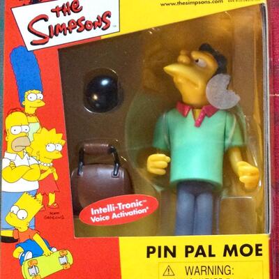 2 pieces,  pin pal Moe , Moe