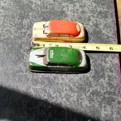 LOT 192               TWO OLD METAL CARS