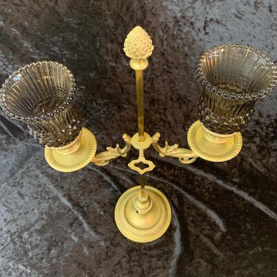 Spectacular Brass Candleabra Lot....very old and exquisite!!!!