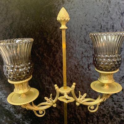 Spectacular Brass Candleabra Lot....very old and exquisite!!!!