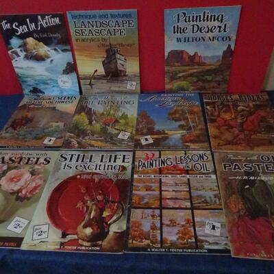 LOT  864. VINTAGE PAINTING LESSON MAGAZINES