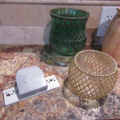 LOT 134  CANDLE HOLDERS & MORE