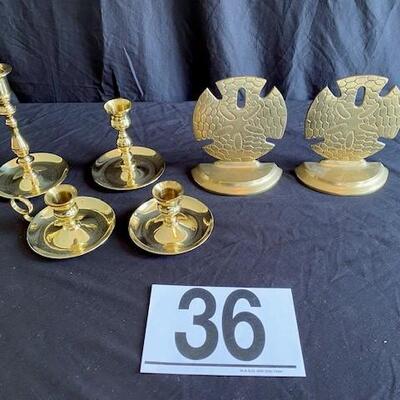 LOT#36B1: Assorted Brass Lot #1
