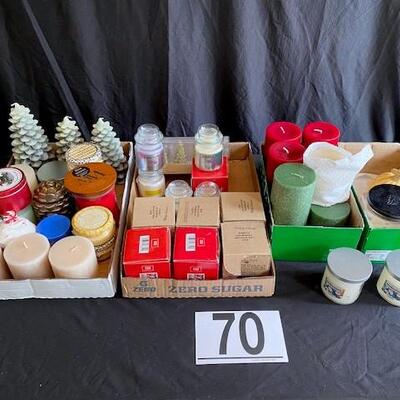 LOT#70B1: Assorted Candle Lot