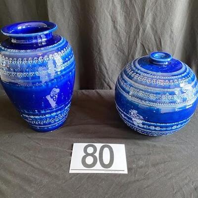 LOT#80B1: EA Italian Ceramic Vases