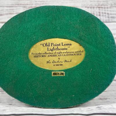 PNW Lighthouse and Old Point Loma Lighthouse Sculpture Figurine Set