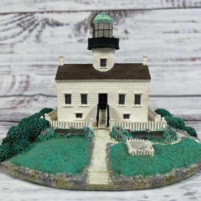 PNW Lighthouse and Old Point Loma Lighthouse Sculpture Figurine Set
