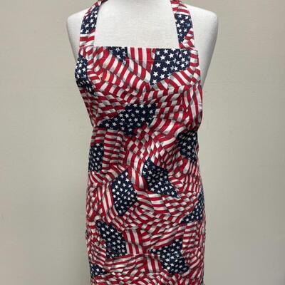 American Flag Designed Apron