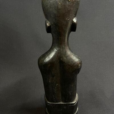 Vintage Carved Tanganyika African Figure w Endearing Face