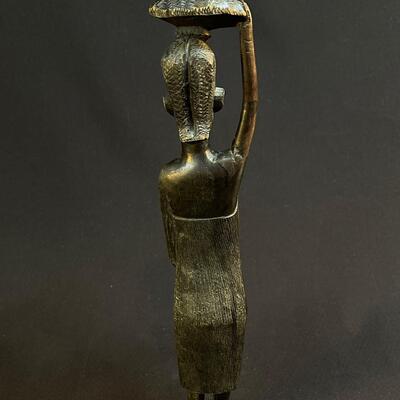 Female African Figure Balancing Pkg on Her Head