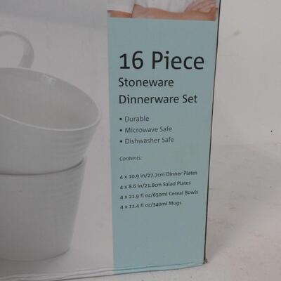 32 pc Dinner Ware, White Dishes by Gordon Ramsay with Boxes