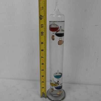 Glass Galileo Thermometer, 14