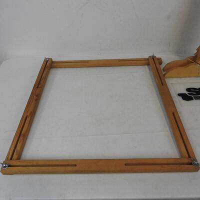 Quilting Frame. Missing 2 Legs & 3 Bars. Lap Top Quilting Frame