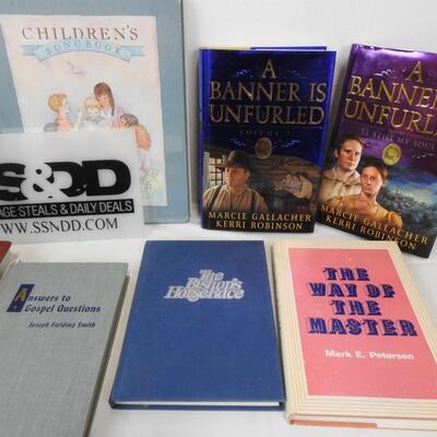 15 pc LDS Religious Media: Books, Photos, Audio Cassettes