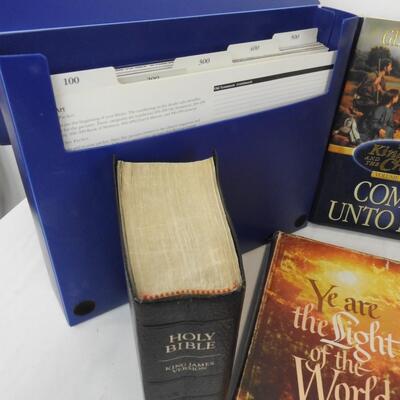 15 pc LDS Religious Media: Books, Photos, Audio Cassettes